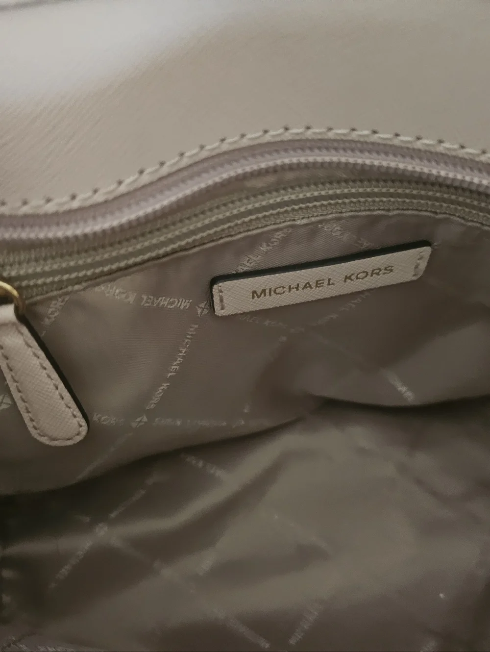 Michael Kors Pale Pink Signature MK Tote - Picture 4 of 4